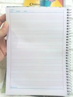 دفتر انگلیسی 4 خط طلقی فنری - تصویر 5